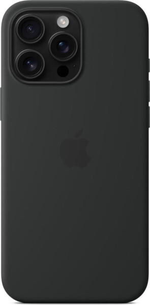 Apple Silikon Case mit MagSafe (iPhone 16 Pro Max) Schwarz