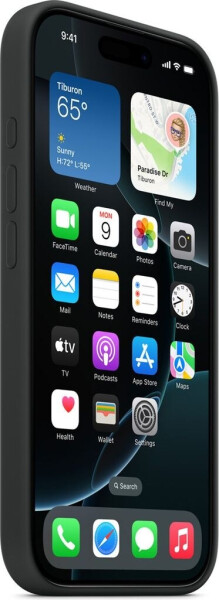 Apple Silikon Case mit MagSafe (iPhone 16 Pro Max) Schwarz, Bild 2