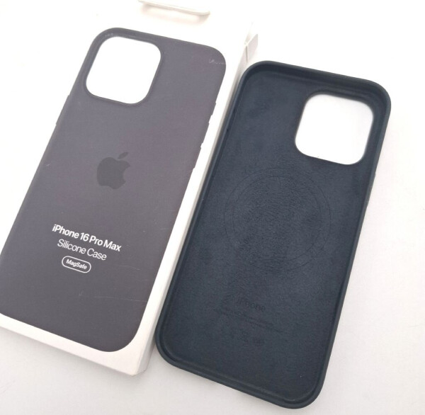 Apple Silikon Case mit MagSafe (iPhone 16 Pro Max) Schwarz, Bild 25