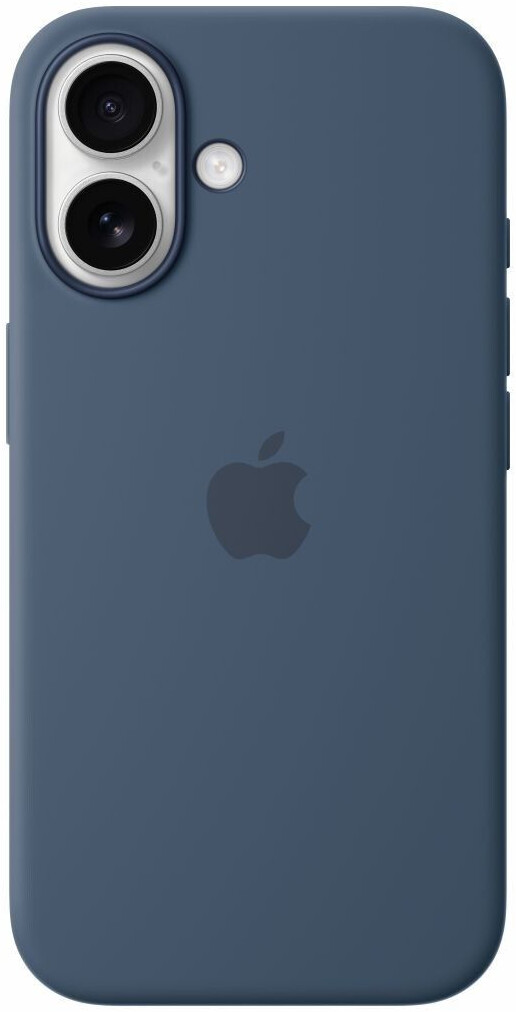 Apple Silicone Case with MagSafe (iPhone 16) Denim