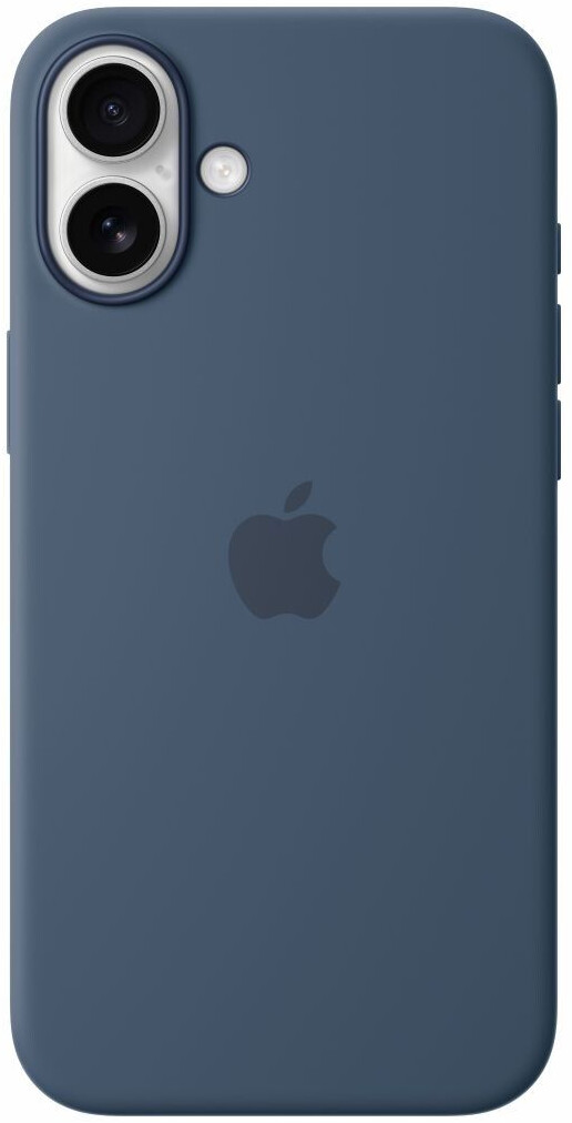 Apple Silicone Case with MagSafe (iPhone 16 Plus) Denim