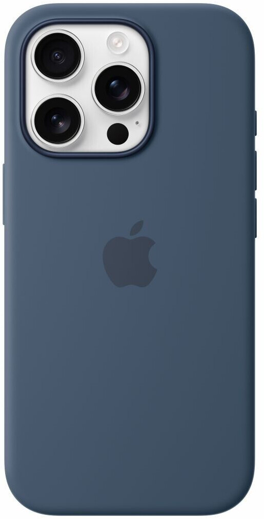 Apple Silicone Case with MagSafe (iPhone 16 Pro) Denim