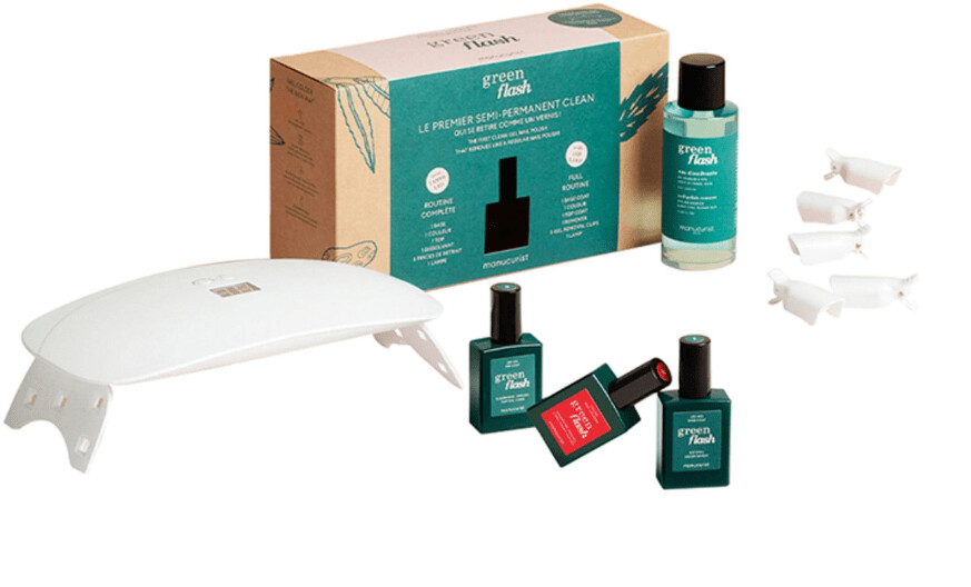Manucurist Green Flash Routine Kit - Poppy Red
