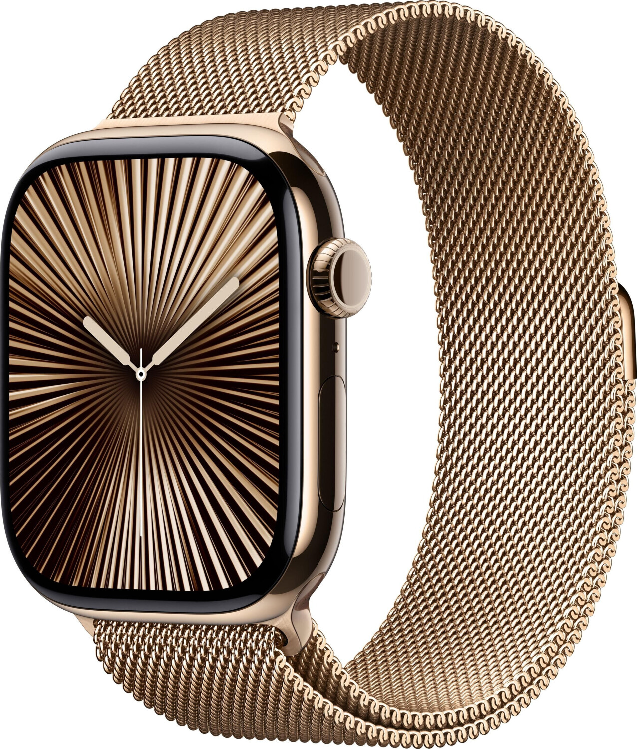 Apple Watch Series 10 4G 46 mm titanio oro pulsera Milanese Loop oro S M desde 899 00 Compara precios en idealo