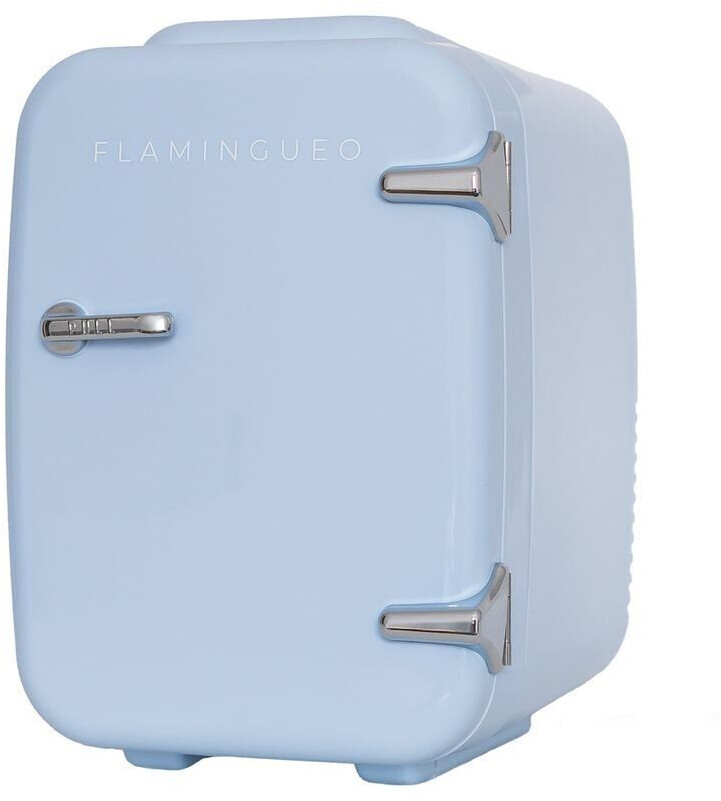 Flamingueo Mini fridge 4L small 12V 220V blue