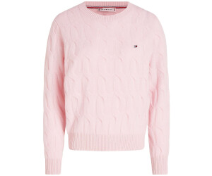 Pink and navy tommy hilfiger jumper 2025