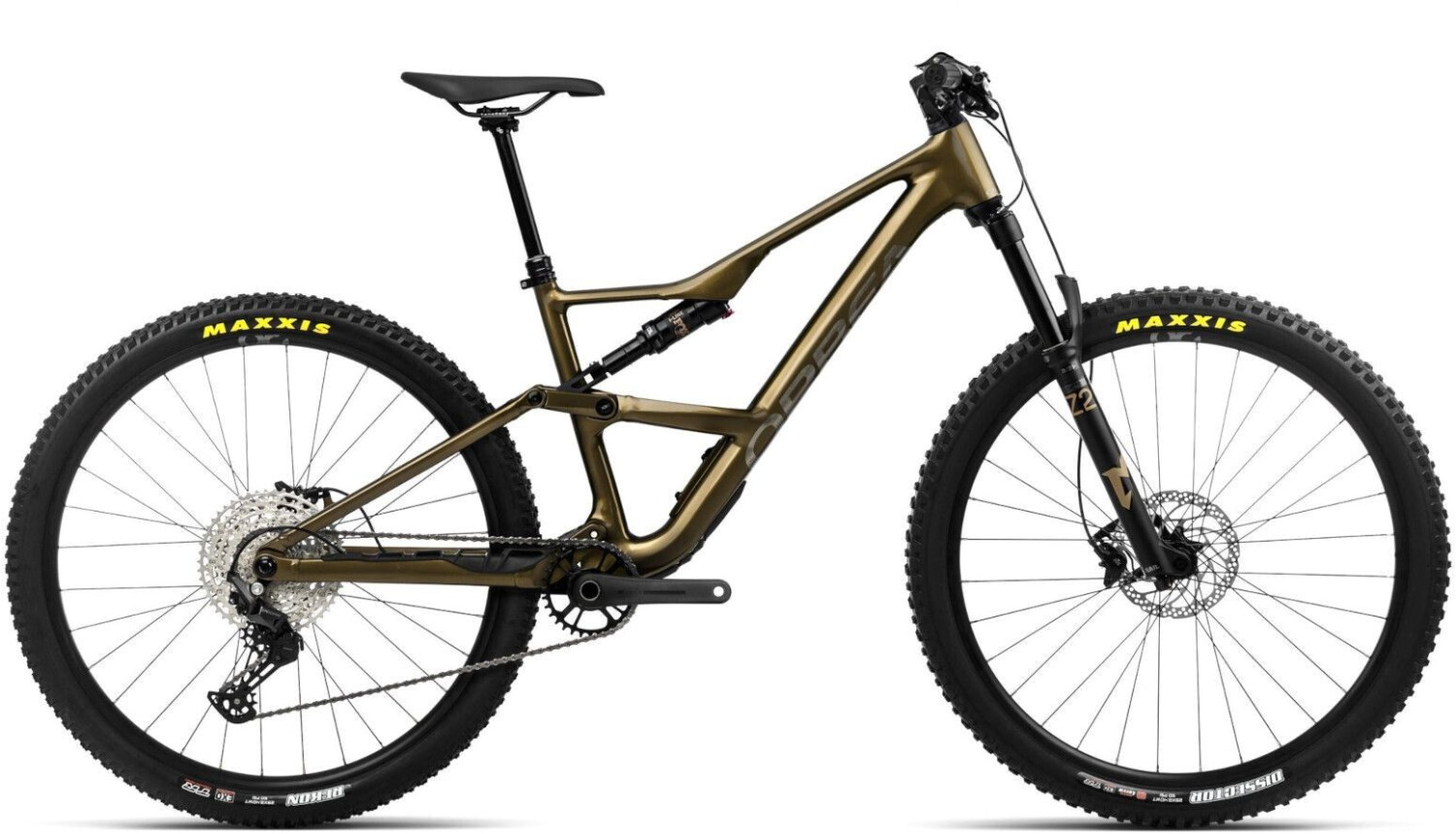 Orbea OCCAM SL H30 - 29 Mountainbike (2024) Metallic Olive Green - Titanium Black (gloss)
