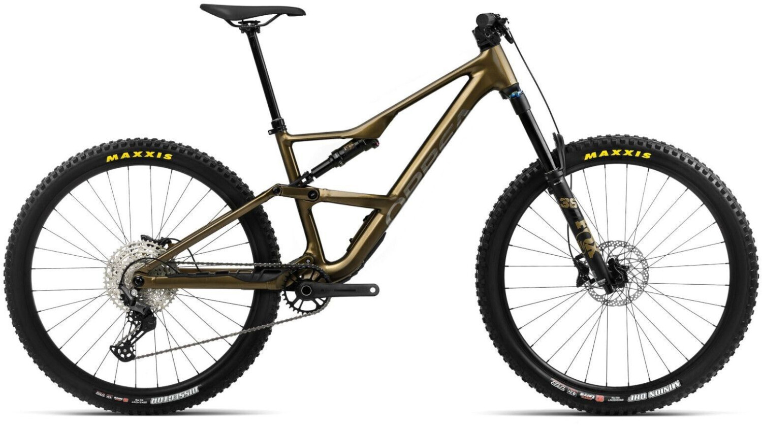 Orbea OCCAM LT H30 - 29 Mountainbike (2024) Metallic Olive Green - Titanium Black (gloss)