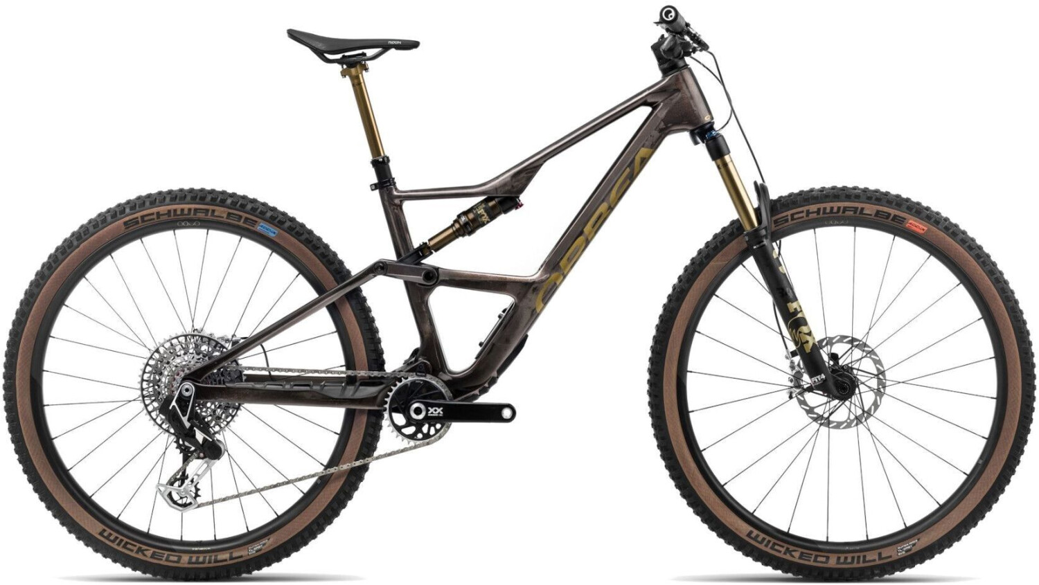 Orbea OCCAM SL M-LTD - 29 Mountainbike (2024) Cosmic Carbon View - Metallic Olive Green (gloss)