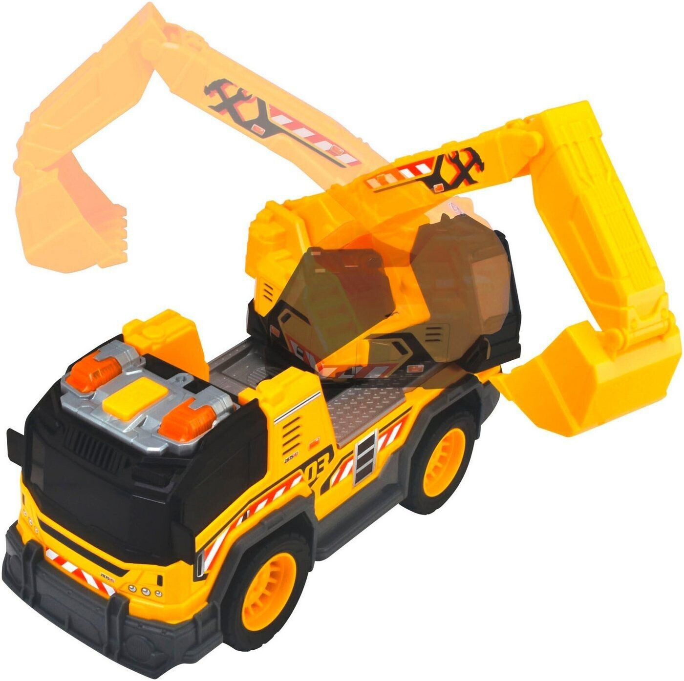 Backhoe toy truck online