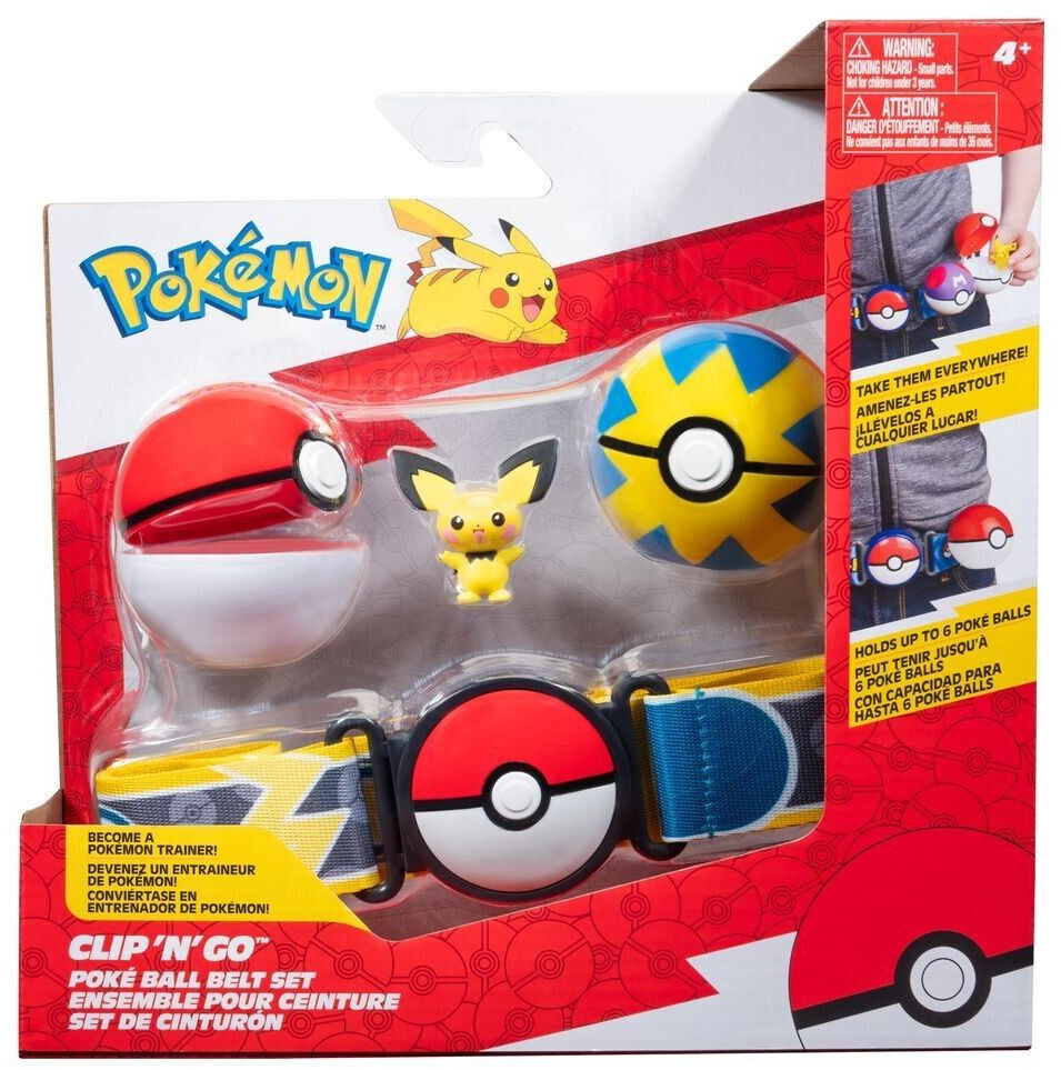 Jazwares Pokémon Clip'n Go Belt Set Pichu