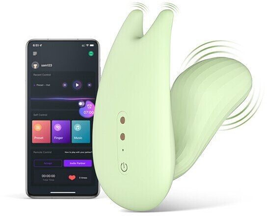Magic Motion Umi Smart Wearable Dual Motor Vibrator Green