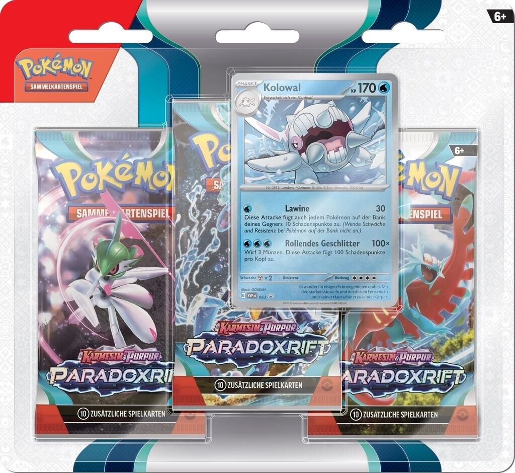 Pokémon Karmesin & Purpur Paradoxrift 3er-Pack (DE)