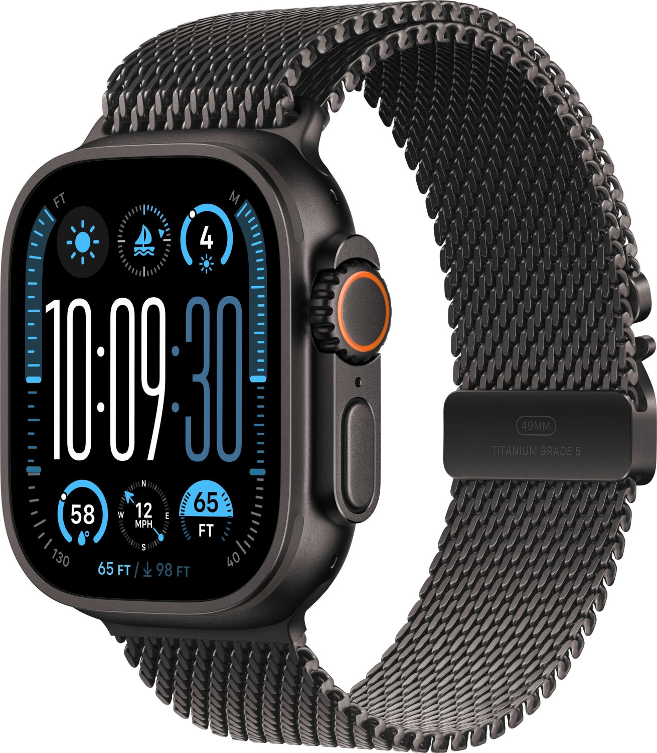 Apple Watch Ultra 2 2024 Titan Schwarz Milanaise Armband Titan M ab 960 90 Dezember 2024 Preise Preisvergleich bei idealo