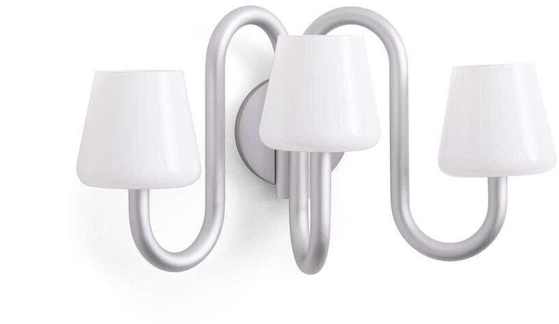 HAY Apollo Sconce wall light aluminum/white opal (AC184-B508)