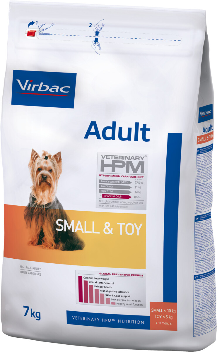 Virbac Veterinary HPM Adult Small & Toy (7 kg)