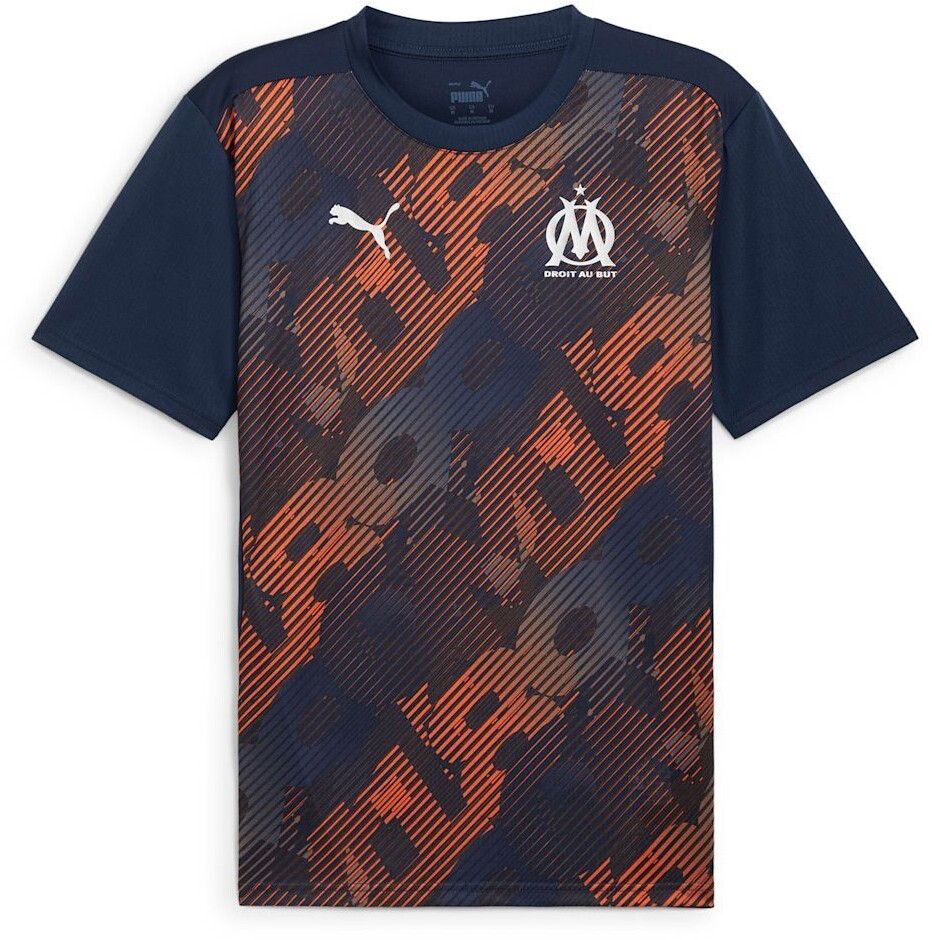 Puma Maillot OM 2024/2025 avant match club navy/cayenne pepper