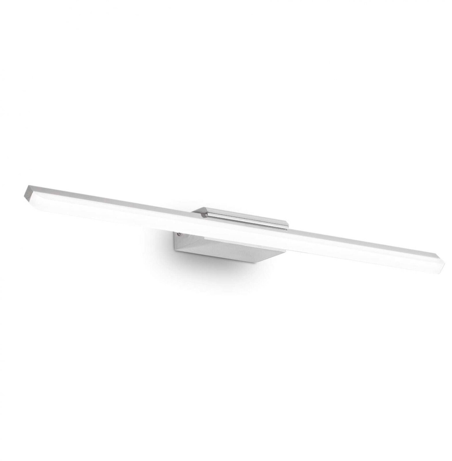 IDEAL LUX RIFLESSO LED wall light 17W chrome IP44 warm white 142265