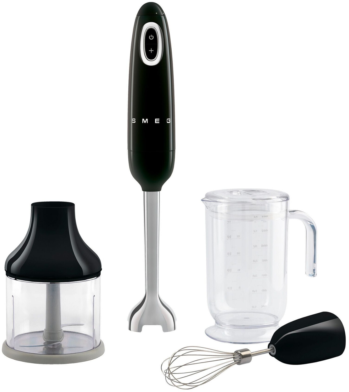 Smeg HBF03BLEU hand blender 50s retro style black