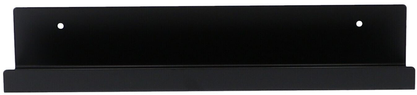 Jan Kurtz JILL wall shelf - black RAL 9005 - 8x50x12 cm