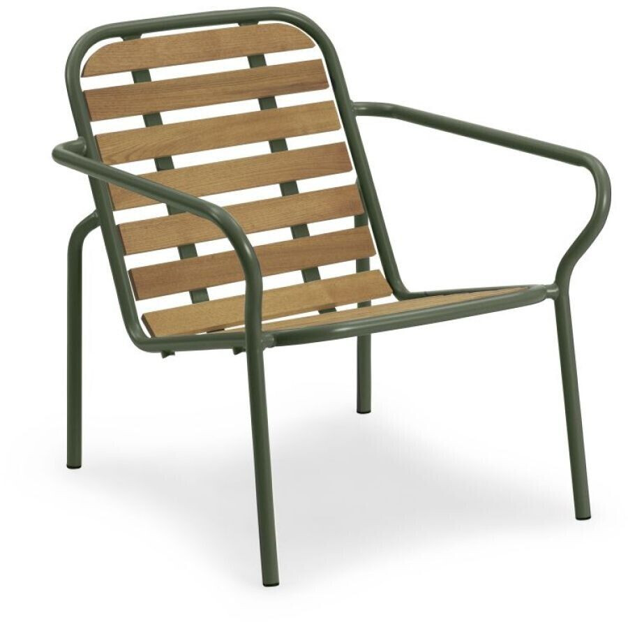Normann Copenhagen Vig Outdoor Lounge Armchair - dark green - 72.5x70.5x76 cm seat height 41 cm