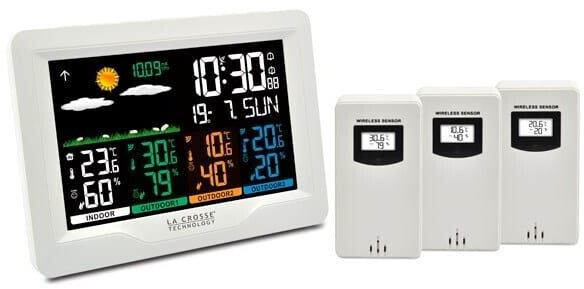 La Crosse Technology Station météo multizones 3 sondes WS6204