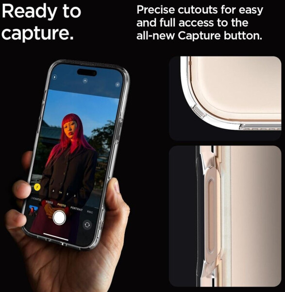 Spigen Handyhülle für iPhone 16 Pro, Spigen Ultra Hybrid, Transparent, Bild 12