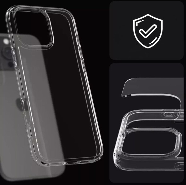 Spigen Handyhülle für iPhone 16 Pro, Spigen Ultra Hybrid, Transparent, Bild 13