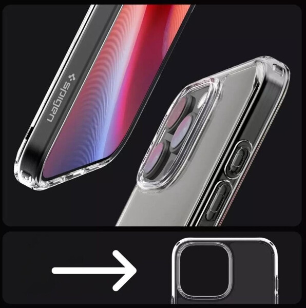Spigen Handyhülle für iPhone 16 Pro, Spigen Ultra Hybrid, Transparent, Bild 19