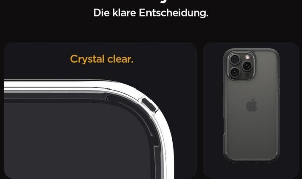Spigen Handyhülle für iPhone 16 Pro, Spigen Ultra Hybrid, Transparent, Bild 28