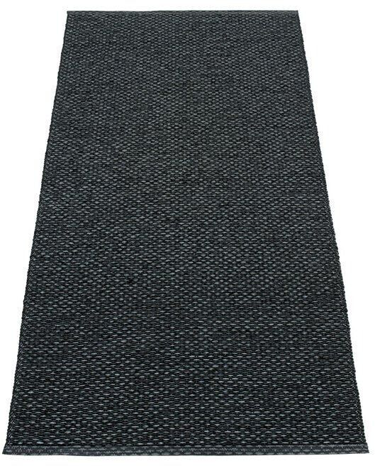 Pappelina Svea outdoor carpet - black metallic / black 70 x 160cm