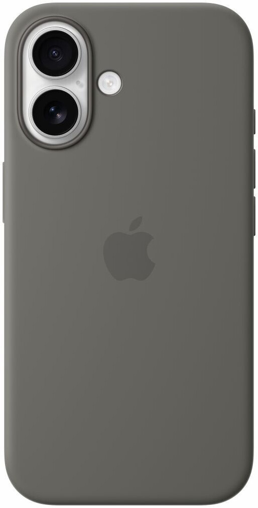 Apple Silicone Case with MagSafe (iPhone 16) Stone Gray