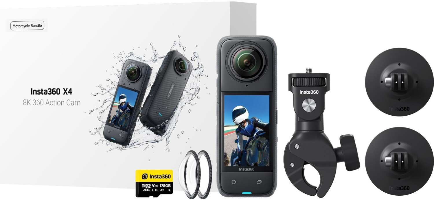 Insta360 X4 Motorcycle MultiView Bundle (Ultimativ)