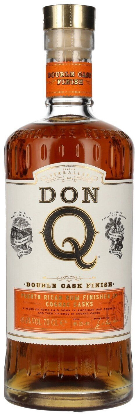 DonQ Don Q Double Aged Cask Cognac Finish 0,7 49,6%