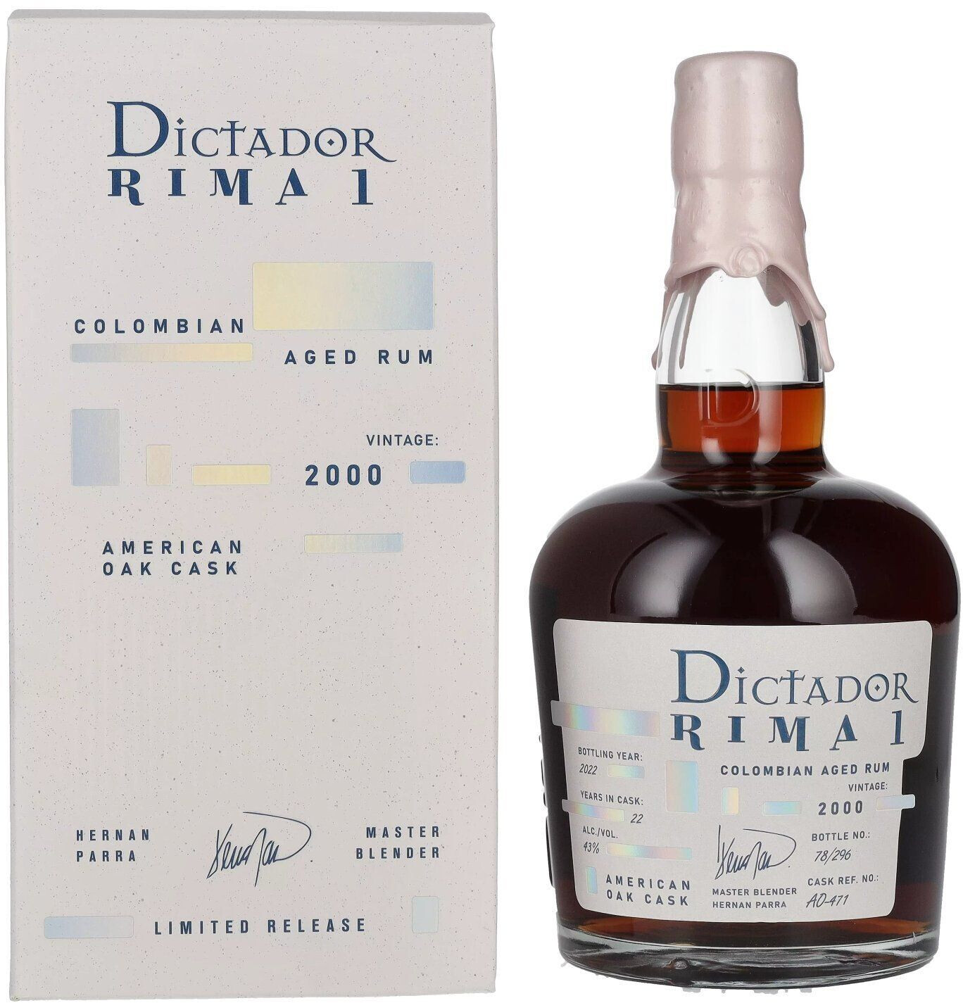 Dictador Rima 1 Vintage 2000 0,7l 43%