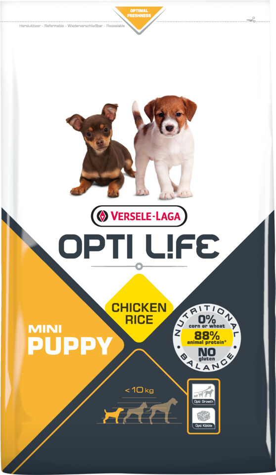 Versele-Laga Opti Life Puppy Mini croquettes pour chien poulet/riz