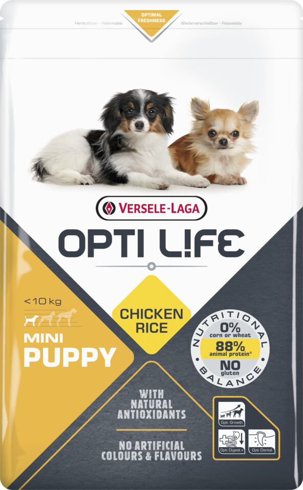 best budget Versele Laga Dog Food Opti Life Puppy Mini 2.5kg