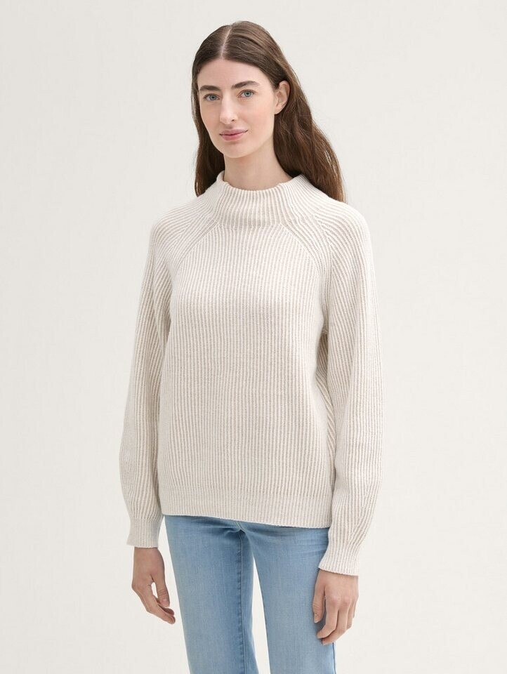 Tom Tailor Gebreide pullover in gemêleerde look in marineblauw online kopen | P&C