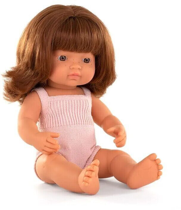 Miniland Poupee caucasienne rousse 38 cm 31280 au meilleur prix sur idealo