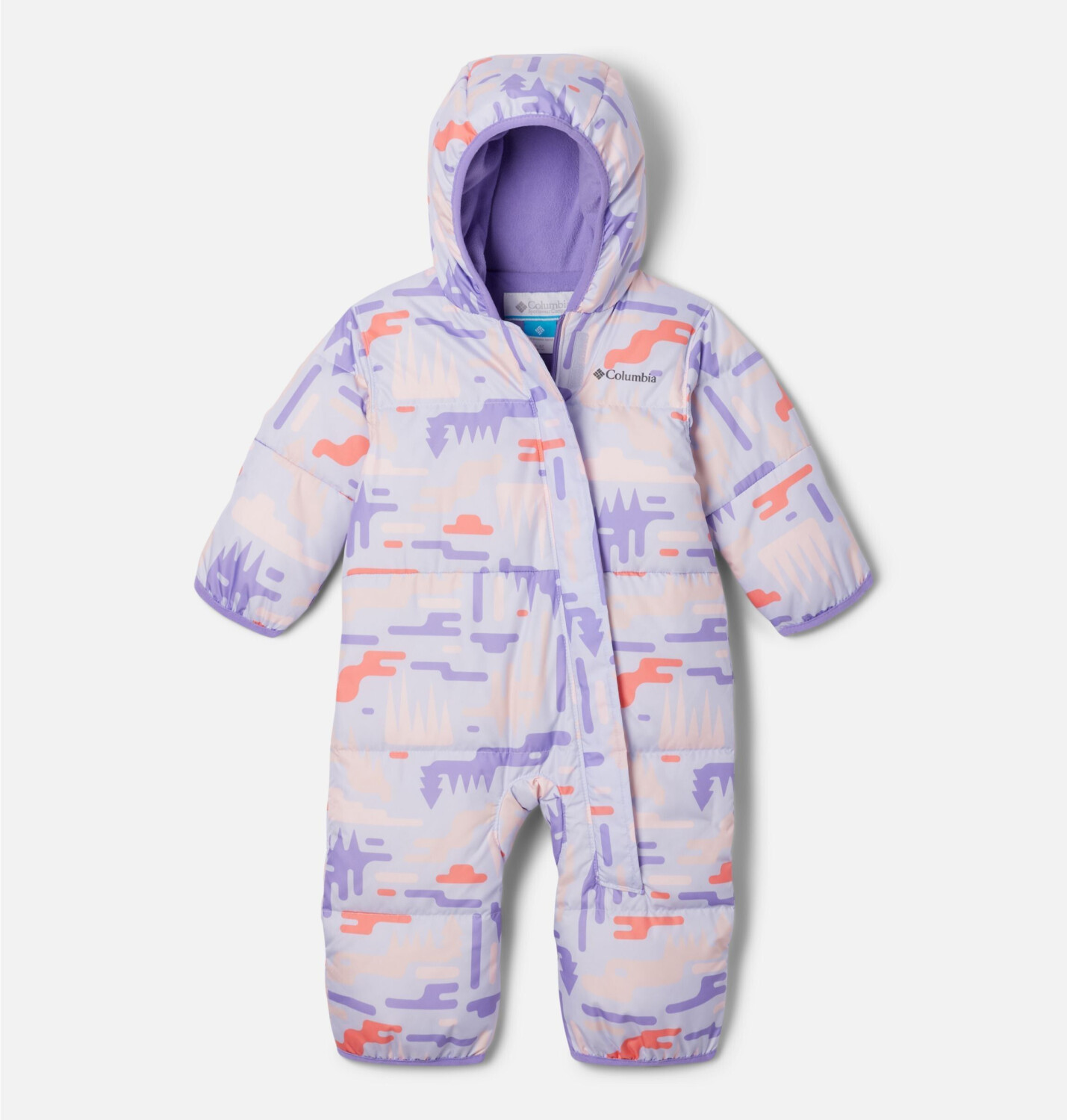 Columbia Snuggly Bunny II bunting (2088791) snowdrift highland/paisley purple