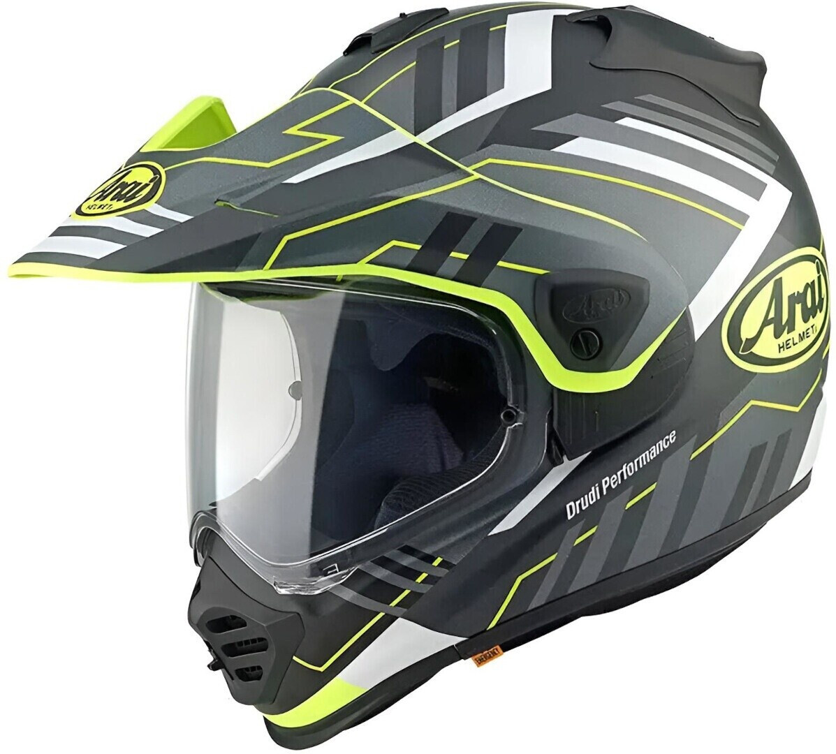 Arai Tour-X5 Trail mat noir/gris/jaune fluo