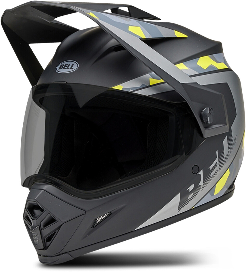 Bell MX-9 MIPS Mesa mat noir/gris/jaune