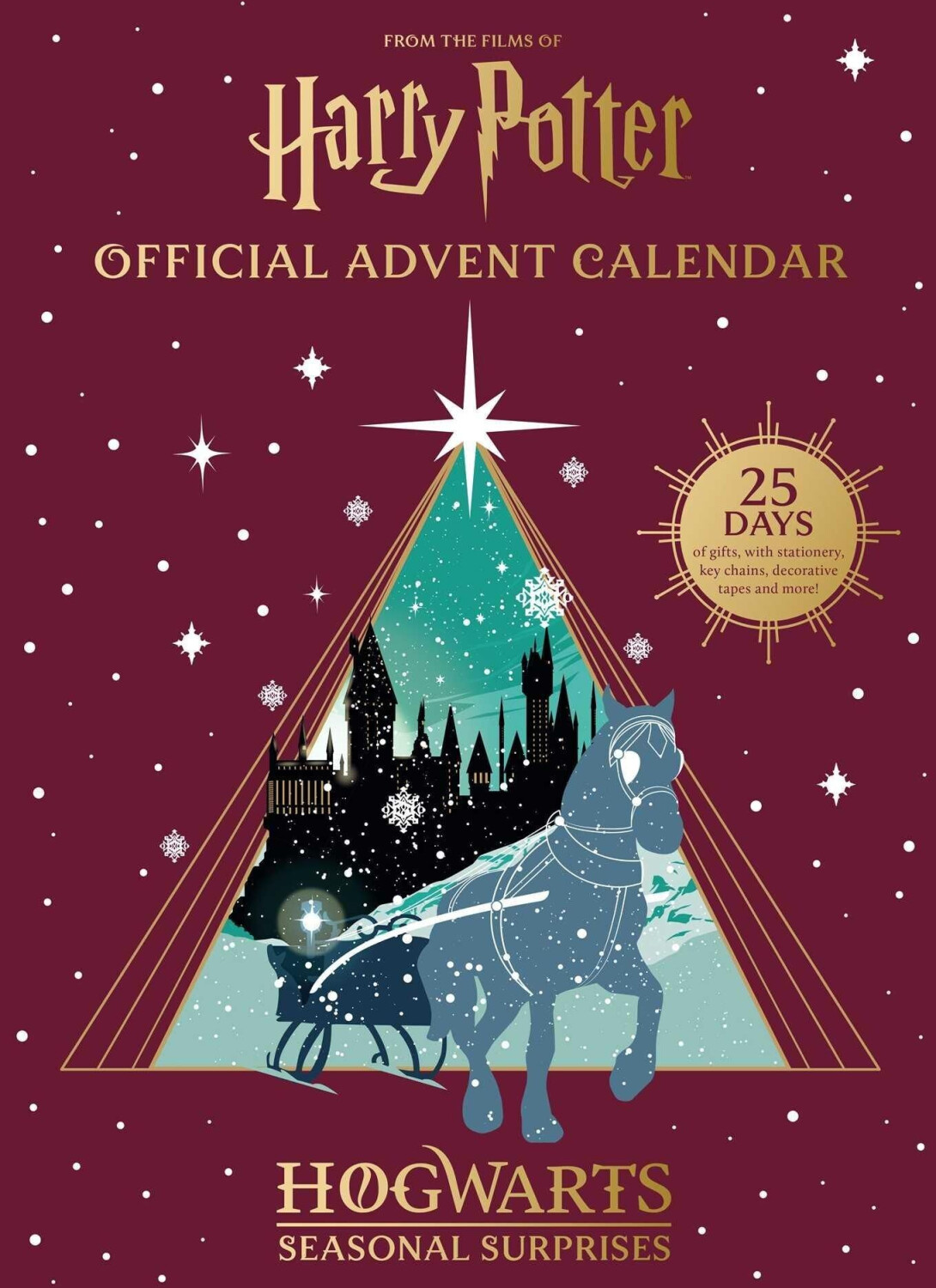 Simon & Schuster Harry Potter Official Advent Calendar Hogwarts Seasonal Surprises 25 Days