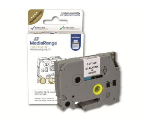 MediaRange cassette for label printers using Brother TZ
