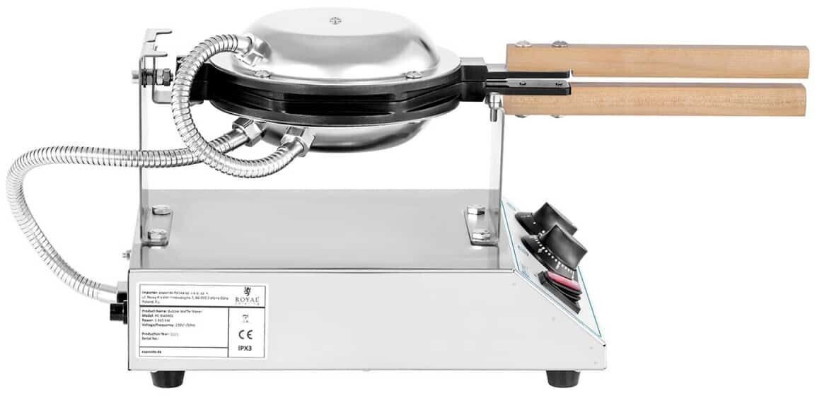 Royal Catering Gaufrier bubble professionnel 1415 W inox