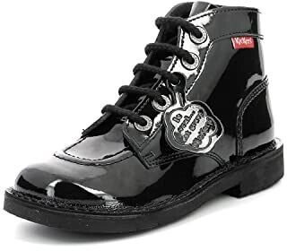 Kickers noir vernis pas cher clearance