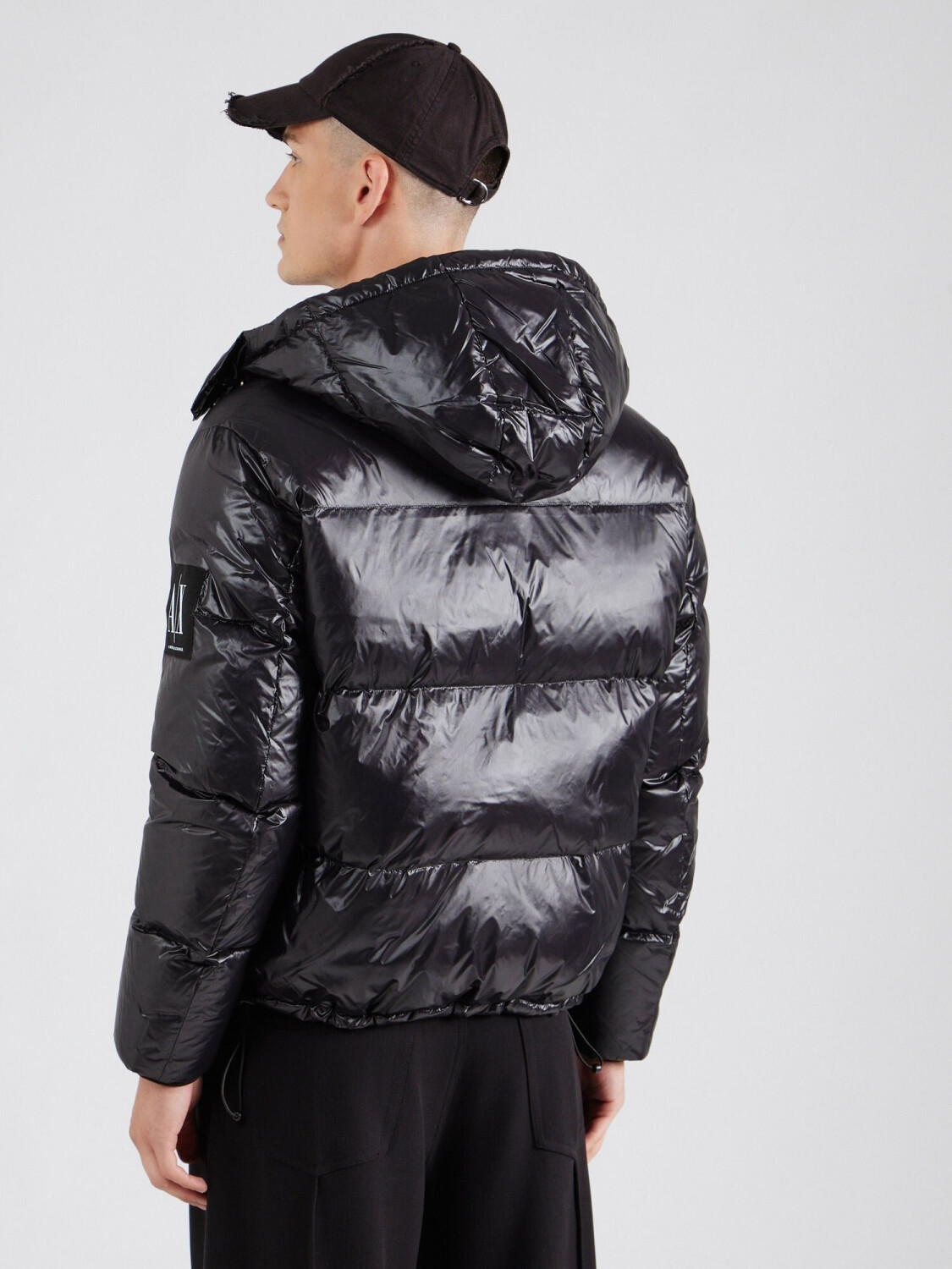 Armani exchange hooded down jacket outlet