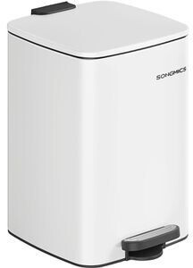 Songmics Pedal trash cans with lid 20l