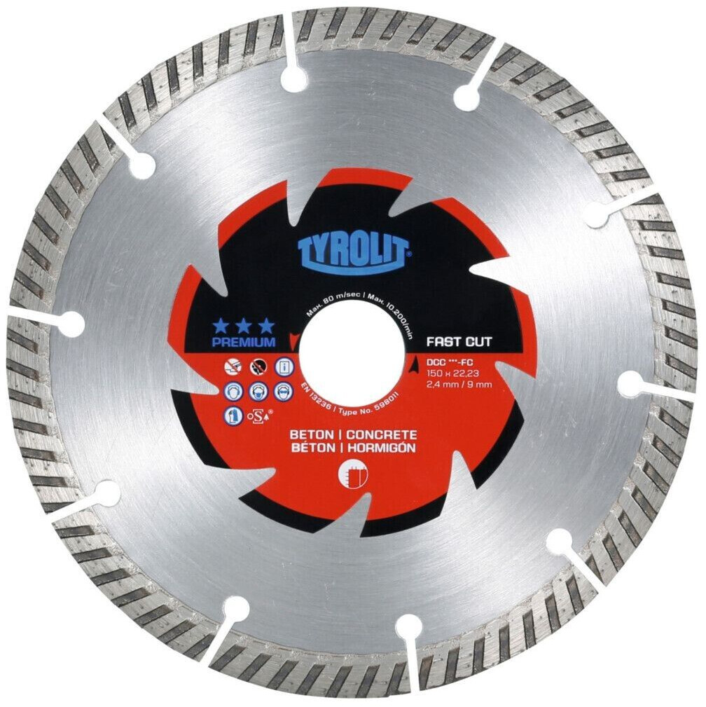 Tyrolit PREMIUM Mauerschlitzer 125 mm