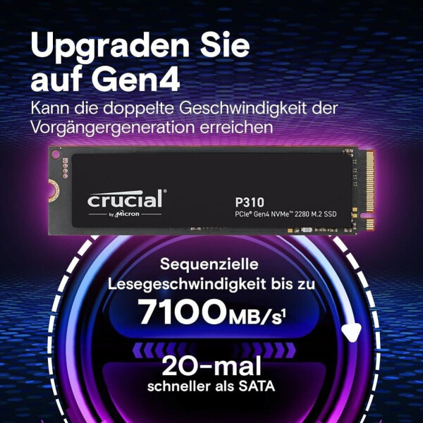 Crucial P310 1TB 2280 + Acronis True Image, Bild 2